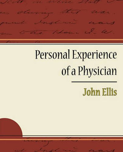 Cover image for Personal Experience of a Physician