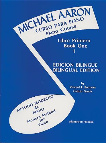 Cover image for Curso Para Piano, Book 1: Michael Aaron Piano Course Spanish & English Edition