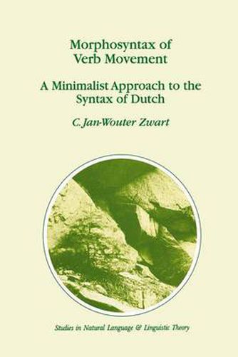 Cover image for Morphosyntax of Verb Movement: A Minimalist Approach to the Syntax of Dutch