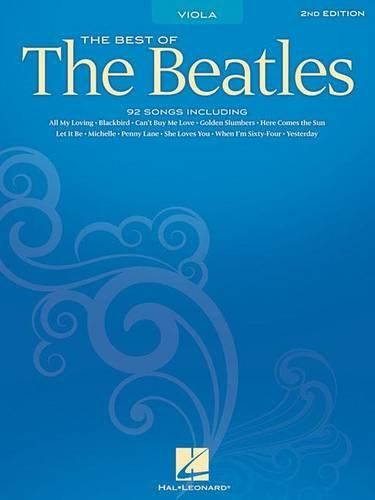 Cover image for Best of the Beatles for Viola - 2nd Edition: 2nd Edition