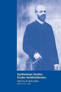 Cover image for Durkheimian Studies/Etudes Durkheimiennes: Volume 16