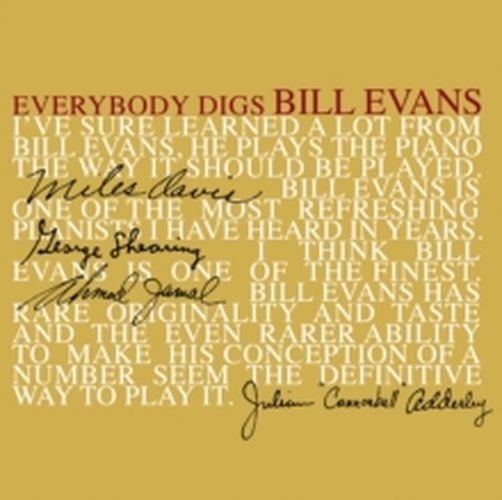 Cover image for Everybody Digs Bill Evans ** Natural Clear Vinyl