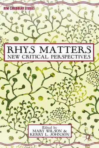 Cover image for Rhys Matters: New Critical Perspectives