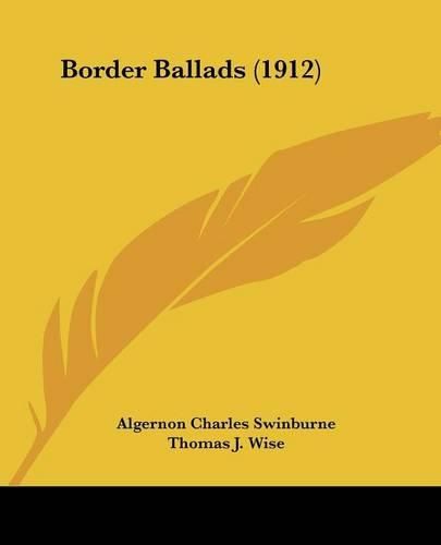 Cover image for Border Ballads (1912)