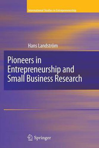 Cover image for Pioneers in Entrepreneurship and Small Business Research