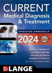 Cover image for CURRENT Medical Diagnosis and Treatment 2024