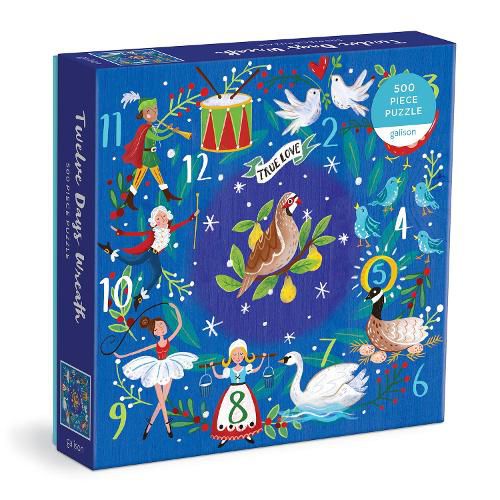Cover image for 12 Days Wreath 500 Piece Puzzle