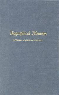 Cover image for Biographical Memoirs