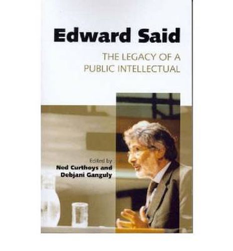 Cover image for Edward Said: The Legacy of a Public Intellectual