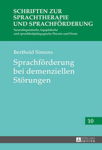 Cover image for Sprachfoerderung Bei Demenziellen Stoerungen