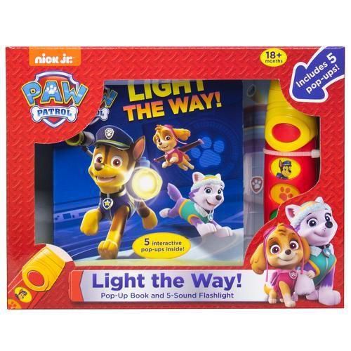 Cover image for Paw Patrol Light the Way Flashlight Adventure Box