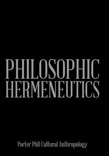 Cover image for Philosophic Hermeneutics