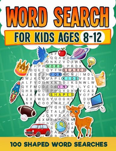 Word Search For Kids Ages 8-12 | 100 Fun Shaped Word Search Puzzles