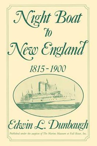 Cover image for Night Boat to New England, 1815-1900