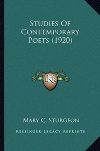 Cover image for Studies of Contemporary Poets (1920) Studies of Contemporary Poets (1920)