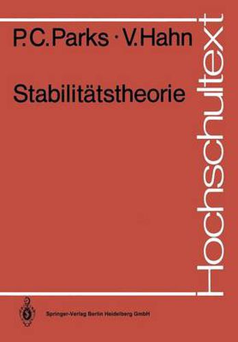 Cover image for Stabilitatstheorie