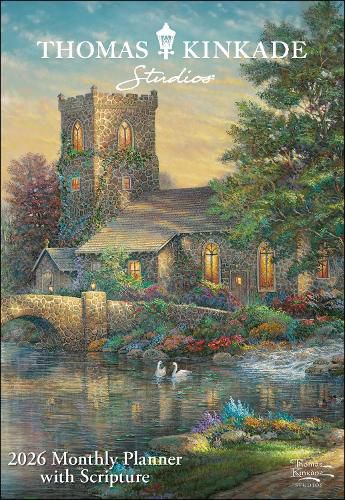 Cover image for Thomas Kinkade Studios 2026 Monthly Pocket Planner Calendar with Scripture
