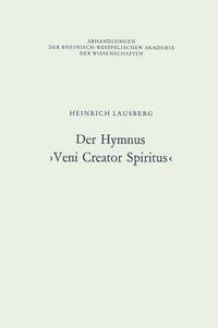 Cover image for Der Hymnus >Veni Creator Spiritus