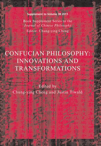 Cover image for Confucian Philosophy: Innovations and Transformations