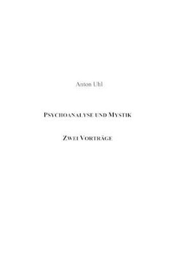 Cover image for Psychoanalyse und Mystik: Zwei Vortrage