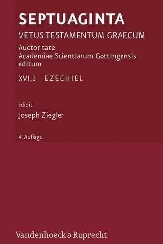 Cover image for Septuaginta: Ezechiel. Mit Einem Nachtrag Von D. Fraenkel