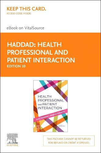 Cover image for Health Professional and Patient Interaction - Elsevier eBook on Vitalsource (Retail Access Card)
