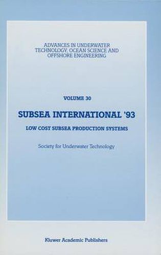 Cover image for Subsea International: Low Cost Subsea Production Systems