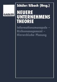 Cover image for Neuere Unternehmenstheorie