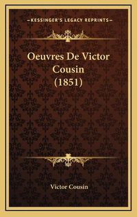 Cover image for Oeuvres de Victor Cousin (1851)