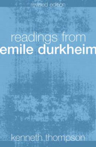 Cover image for Readings from Emile Durkheim