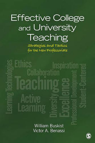 Cover image for Effective College and University Teaching: Strategies and Tactics for the New Professoriate