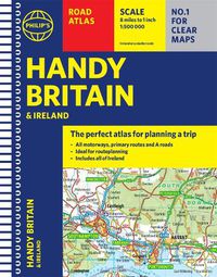 Cover image for Philip's Handy Road Atlas Britain: (Spiral A5)