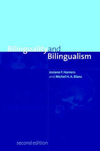 Cover image for Bilinguality and Bilingualism