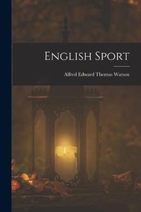 Cover image for English Sport