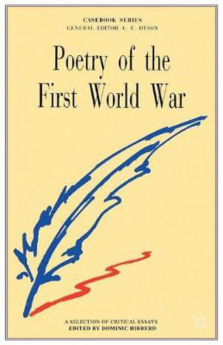 Cover image for Poetry of the First World War