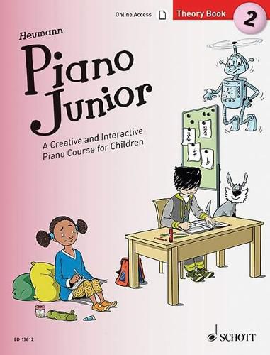 Cover image for Piano Junior: Theory Book 2 Vol. 2