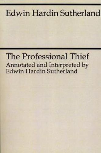 Cover image for The Professional Thief