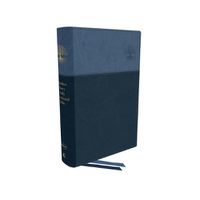 Cover image for NKJV, Matthew Henry Daily Devotional Bible, Leathersoft, Blue, Red Letter, Comfort Print: 366 Daily Devotions by Matthew Henry