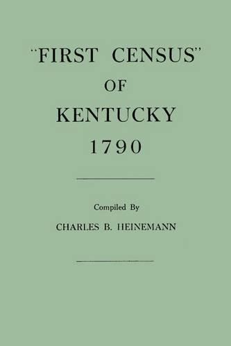 Cover image for First Census of Kentucky, 1790