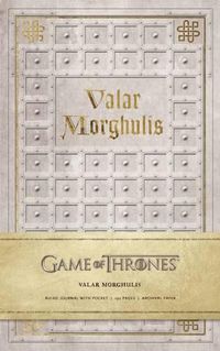 Cover image for Game of Thrones: Valar Morghulis Hardcover Ruled Journal