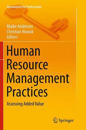 Cover image for Human Resource Management Practices: Assessing Added Value