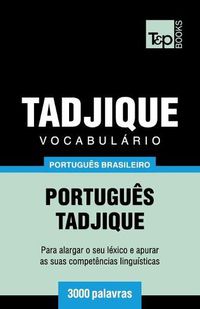 Cover image for Vocabulario Portugues Brasileiro-Tadjique - 3000 palavras