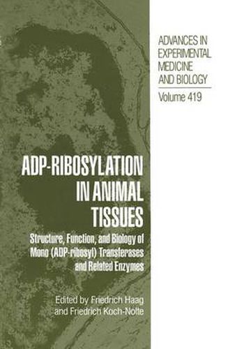 Cover image for ADP-Ribosylation in Animal Tissues: Structure, Function, and Biology of Mono (ADP-ribosyl) Transferases and Related Enzymes