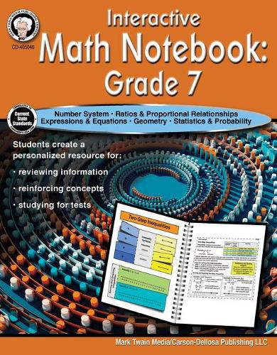 Cover image for Interactive Math Notebook Resource Book, Grade 7