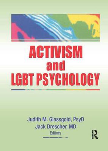 Cover image for Activism and LGBT Psychology