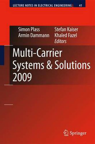 Cover image for Multi-Carrier Systems & Solutions 2009: Proceedings from the 7th International Workshop on Multi-Carrier Systems & Solutions, May 2009, Herrsching, Germany