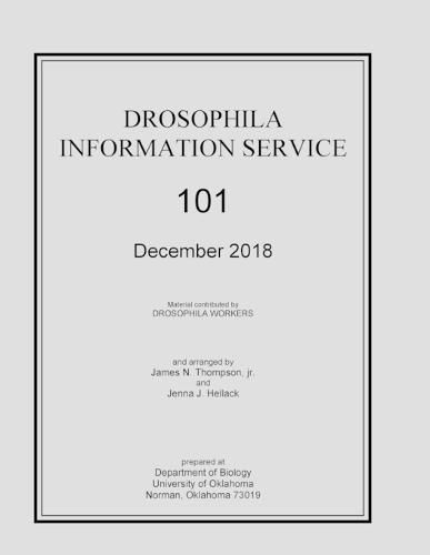 Cover image for Drosophila Information Service December 2018 Vol. 101