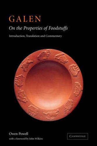 Cover image for Galen: On the Properties of Foodstuffs