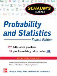 Cover image for Schaum's Outline of Probability and Statistics