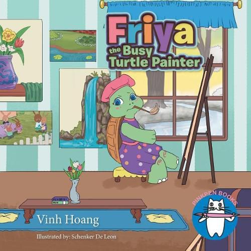 Cover image for Friya the Busy Turtle Painter